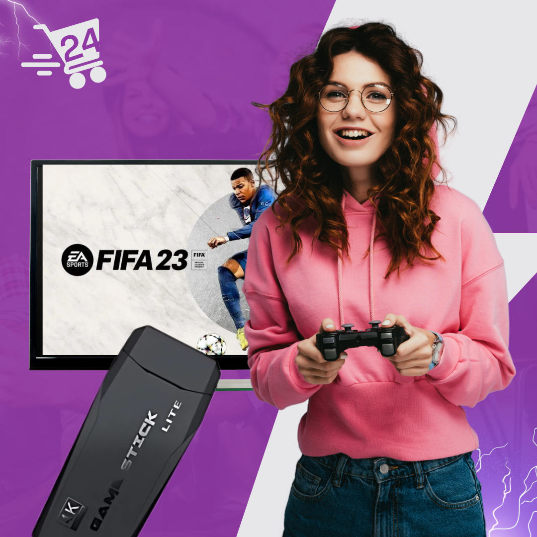 Consola de juegos inalámbrica retro Stick de 64 GB