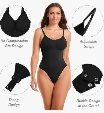 Body Reductor Mujer Negro M/L