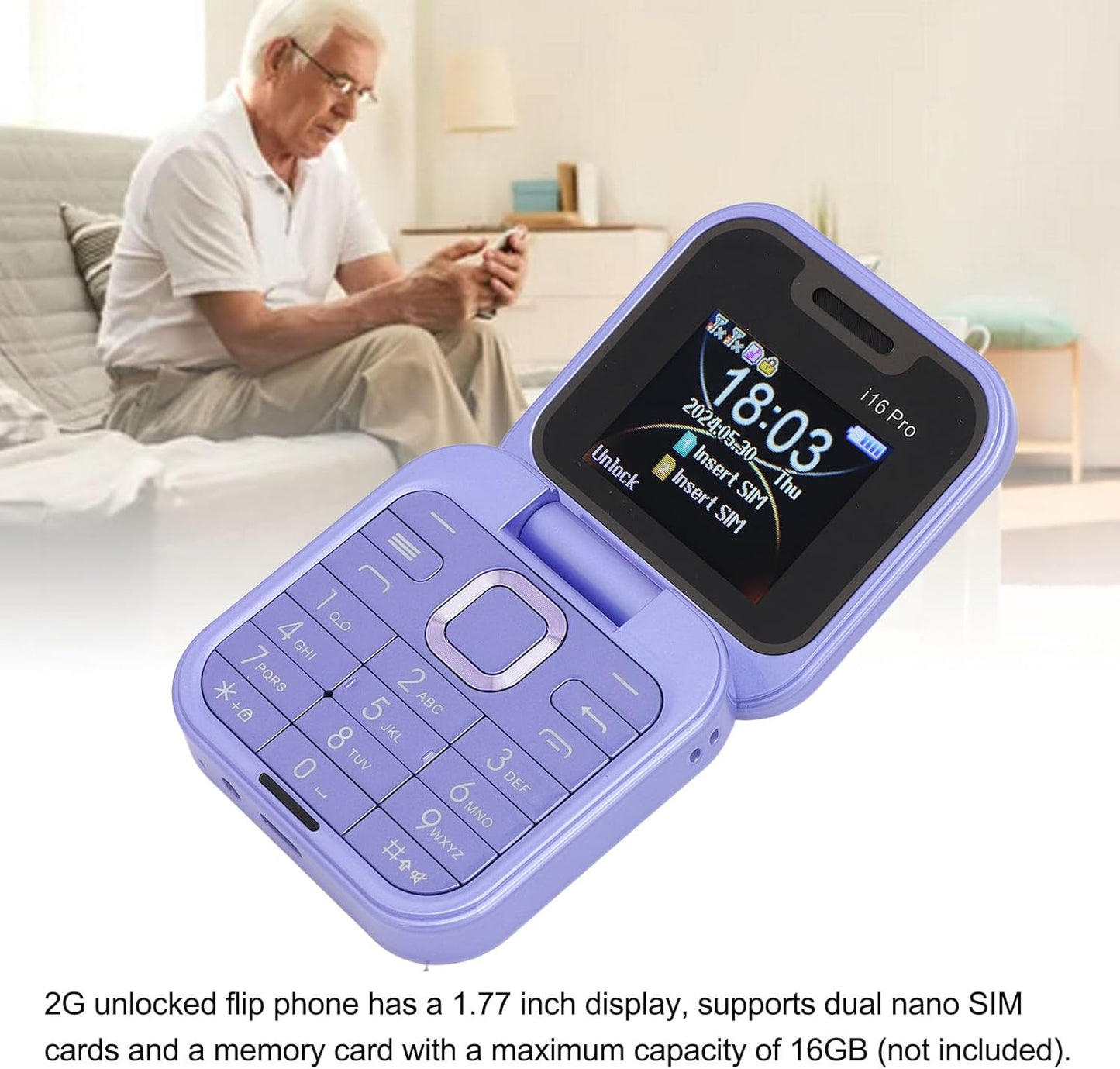 Teléfono Inteligente i16 PRO Flip™ - Entrega en 24h hábiles